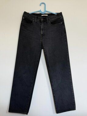 Levi's 94 Baggy Jeans Black Washed Size 30